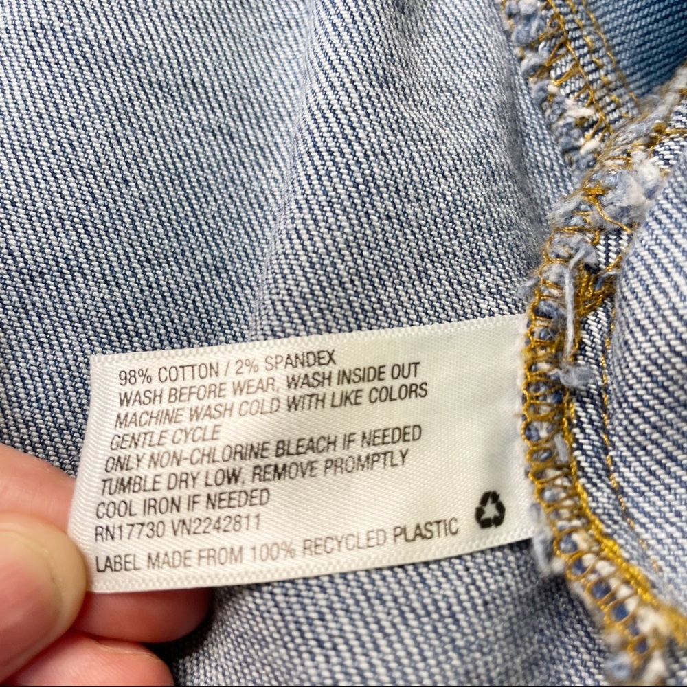 WILD FABLE cropped denim jacket - Picture 5 of 6